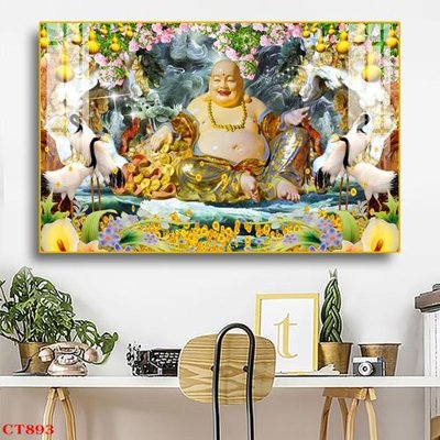 File gốc File tranh cây tiền tài lộc CT893 (ảnh chi tiết) để in lụa