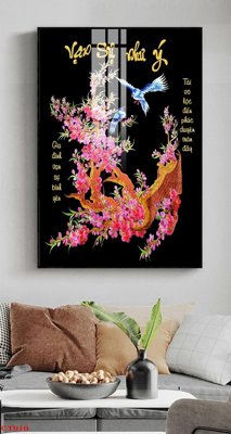 File tranh File tranh cây tiền tài lộc CT910 (file gốc) chủ đề phong thủy