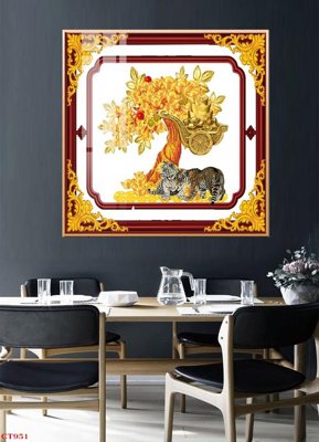 Tải file File tranh cây tiền tài lộc CT951 (gốc) làm file in ấn