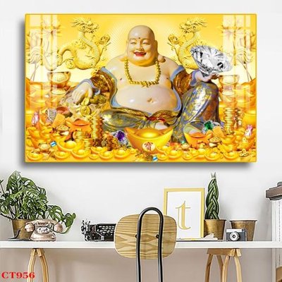 Download file gốc File tranh cây tiền tài lộc CT956 (in mica) trong suốt