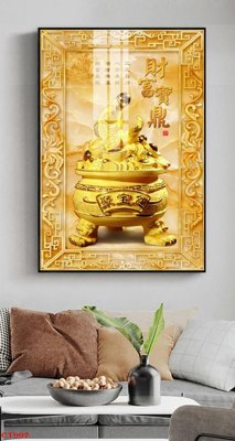 File gốc in ấn File tranh cây tiền tài lộc CT997 (sẵn sàng tải về)