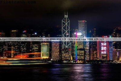 File in trần Canh dem thanh pho 128 (bản gốc) phong cảnh