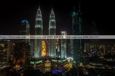 Tải file Canh dem thanh pho 130 (ảnh gốc) in tráng gương