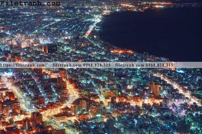 File tranh Canh dem thanh pho 200 (gốc) in film