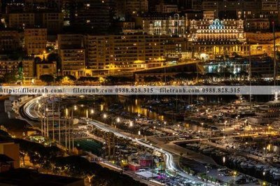 File tranh gốc Canh dem thanh pho 244 chủ đề hiện đại