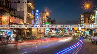 File PSD in ấn Canh dem thanh pho 333 (chất lượng cao)