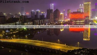 File gốc Canh dem thanh pho 436 (in 3D) cho trang trí