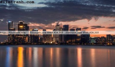 File PSD Canh dem thanh pho 519 (bản gốc) cho nhà in