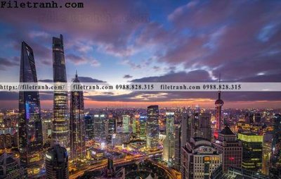 File ảnh Canh dem thanh pho 525 (gốc) cho trang trí nội thất