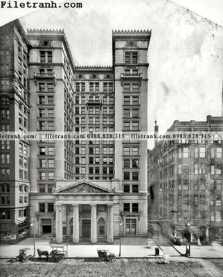 File tranh Citizens Savings_ 1905 (bản gốc) treo quán cafe