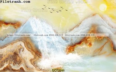 File in lụa File vân đá cẩm thạch DCT2044 (hoa văn) File vân đá cẩm thạch DCT2044