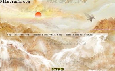 File tranh File vân đá cẩm thạch DCT2069 (gốc) in trên kính