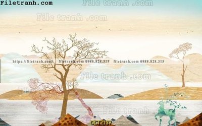 File gốc File vân đá cẩm thạch DCT2137 (in lụa) tranh thuận buồm