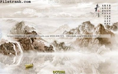 File tranh File vân đá cẩm thạch DCT2381 (gốc) in backlit film