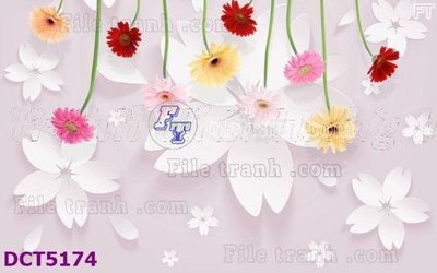 File gốc in ấn File gốc in tranh tổng hợp DCT5174 độ phân giải cao