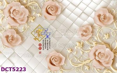 Ảnh gốc File gốc in tranh tổng hợp DCT5223 (độ nét cao) in tráng gương