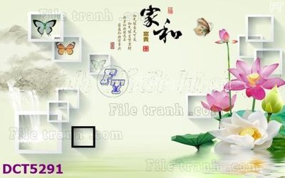 Tải file File gốc in tranh tổng hợp DCT5291 (gốc) in tranh tráng gương