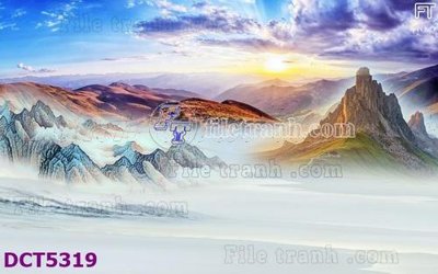 File PSD File gốc in tranh tổng hợp DCT5319 (bản gốc) đã tách nền