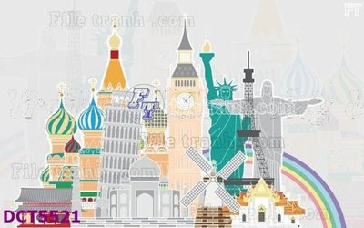 File tranh File gốc in tranh tổng hợp DCT5521 (ảnh gốc) in trần xuyên sáng