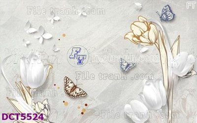 File tranh File gốc in tranh tổng hợp DCT5524 (gốc) phong cách tối giản