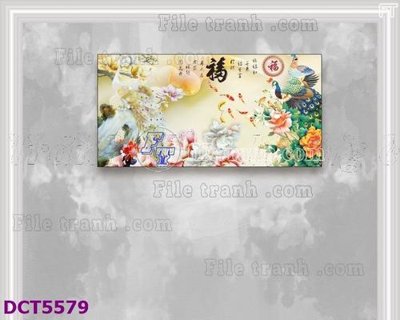 File PSD File gốc in tranh tổng hợp DCT5579 (chất lượng in ấn)