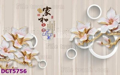 File gốc File gốc in tranh tổng hợp DCT5756 (ảnh chi tiết) để in lụa
