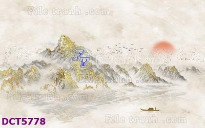 File gốc File gốc in tranh tổng hợp DCT5778 (in ấn) màu sắc trung thực