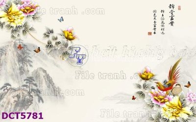 File tranh gốc File gốc in tranh tổng hợp DCT5781 (bản quyền) file PSD
