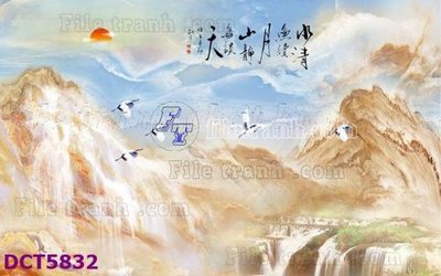 Tải về hình ảnh gốc File gốc in tranh tổng hợp DCT5832 sắc nét