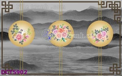 File gốc File gốc in tranh tổng hợp DCT5902 (ảnh chi tiết) để in ấn