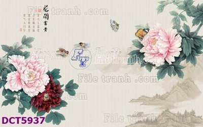 File PSD File gốc in tranh tổng hợp DCT5937 (bản gốc) đã tách nền
