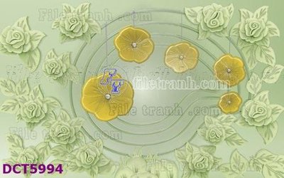 File gốc File gốc in tranh tổng hợp DCT5994 (ảnh chi tiết) để in trần