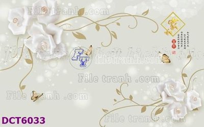 File tranh File gốc in tranh tổng hợp DCT6033 (gốc) chủ đề thiên nhiên