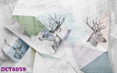 File ảnh File gốc in tranh tổng hợp DCT6059 (gốc) in decal dán tường