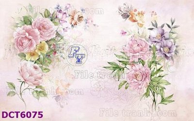 Hình ảnh file gốc in lụa File gốc in tranh tổng hợp DCT6075