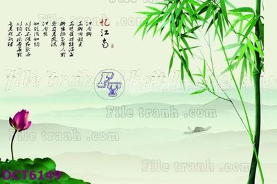 File gốc File gốc in tranh tổng hợp DCT6149 (in lụa) tranh thuận buồm