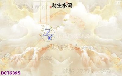 File tranh File gốc in nền tường vân đá cẩm thạch DCT6395 (gốc) in backlit film