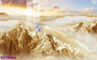 File tranh File gốc in nền tường vân đá cẩm thạch DCT6466 (gốc) chủ đề thành phố