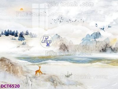 File tranh trang trí File gốc in nền tường vân đá cẩm thạch DCT6520 (tải file gốc)