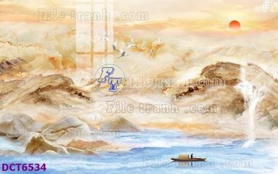 File tranh gốc File gốc in nền tường vân đá cẩm thạch DCT6534 chủ đề hiện đại