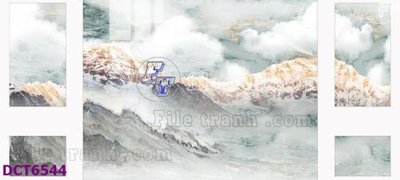 File gốc File gốc in nền tường vân đá cẩm thạch DCT6544 (in tráng gương) ốp tường