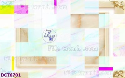 File tranh gốc in trần nhà File gốc in nền tường vân đá cẩm thạch DCT6701 3D