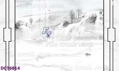 Ảnh gốc File gốc in nền tường vân đá cẩm thạch DCT6814 (nét căng) in mica