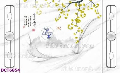 File in trần File gốc in nền tường vân đá cẩm thạch DCT6854 (bản gốc) 5D
