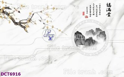 Cung cấp file tranh gốc File gốc in nền tường vân đá cẩm thạch DCT6916 độc quyền