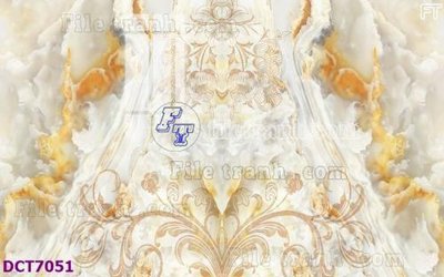 File in trần File gốc in nền tường vân đá cẩm thạch DCT7051 (bản gốc) 5D