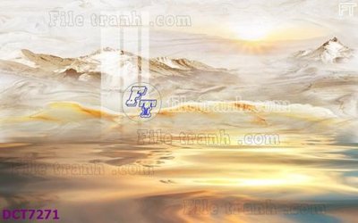 File tranh in tráng gương File gốc in nền tường vân đá cẩm thạch DCT7271 (siêu nét)