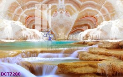 File tranh File gốc in nền tường vân đá cẩm thạch DCT7280 (gốc) in film