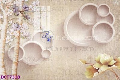 Download file gốc File gốc in nền tường vân đá cẩm thạch DCT7318 (in lụa) hoa lá