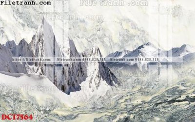 File tranh File in vân đá cẩm thạch DCT7564 (gốc) phong cách tối giản